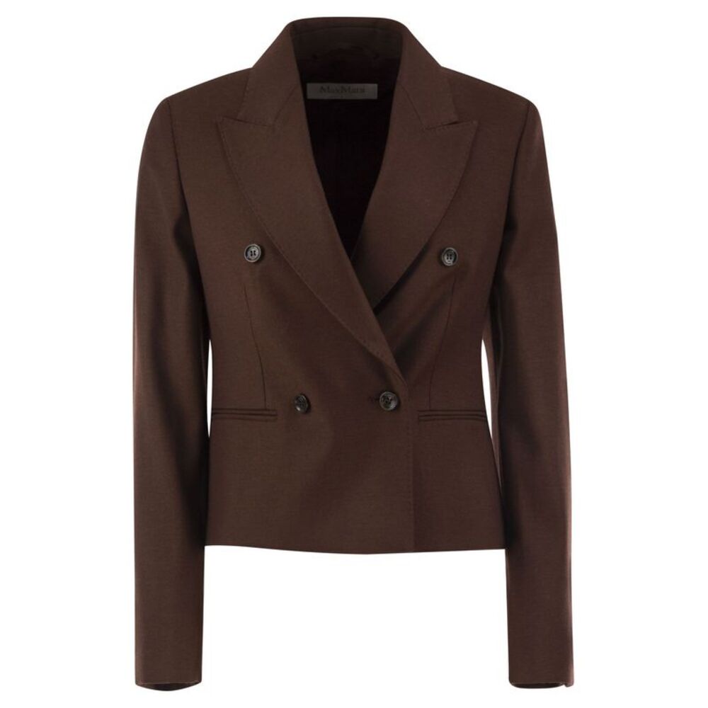 Max Mara Women Mxsangizia - Double-Breasted Pure Virgin Wool Blazer
